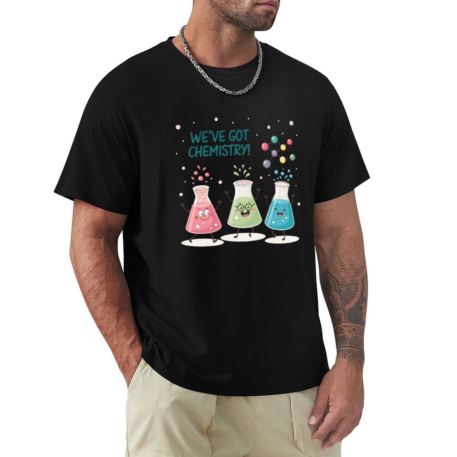 Science Buddies - Science Beaker Buddies T-shirt groot formaat