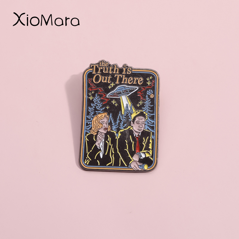 Science Buddies - Wetenschap Film UFO Emaille Pins Custom