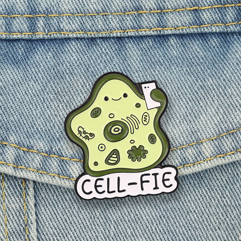 Science Buddies - CELL-FIE Biologie Cel Emaille Pins Cartoon