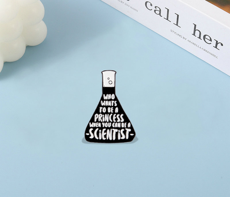 Science Buddies - Bekerglas Chemie Experiment Broches Voor Tas