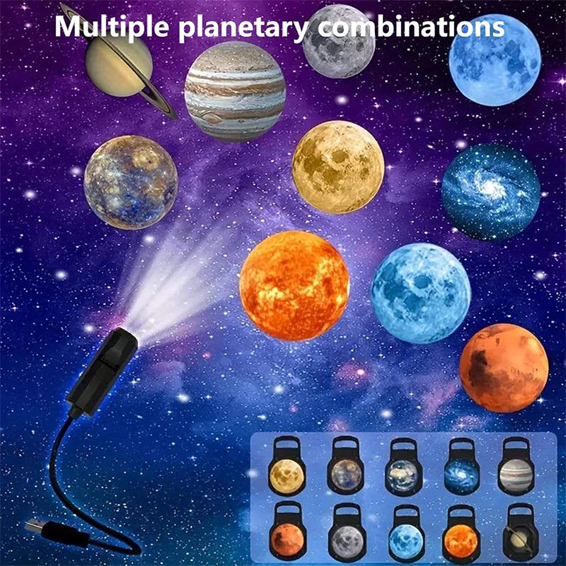 Planetarium Projector Home - LED Star Galaxy-projectorlamp Maan Aarde Muurdecoratie
