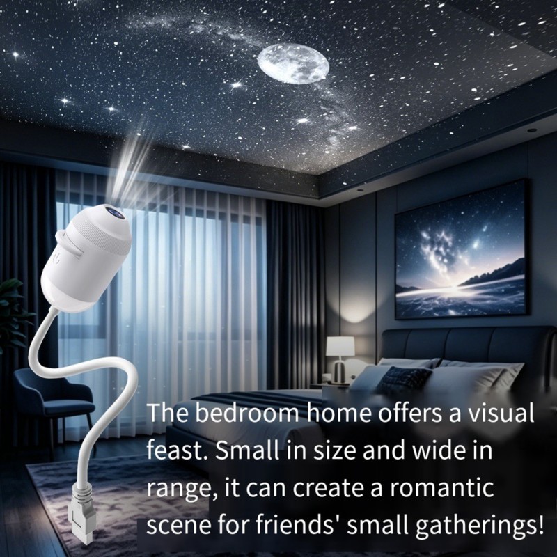 Planetarium Projector Home - USB Mini Galaxy Star-projector met 24