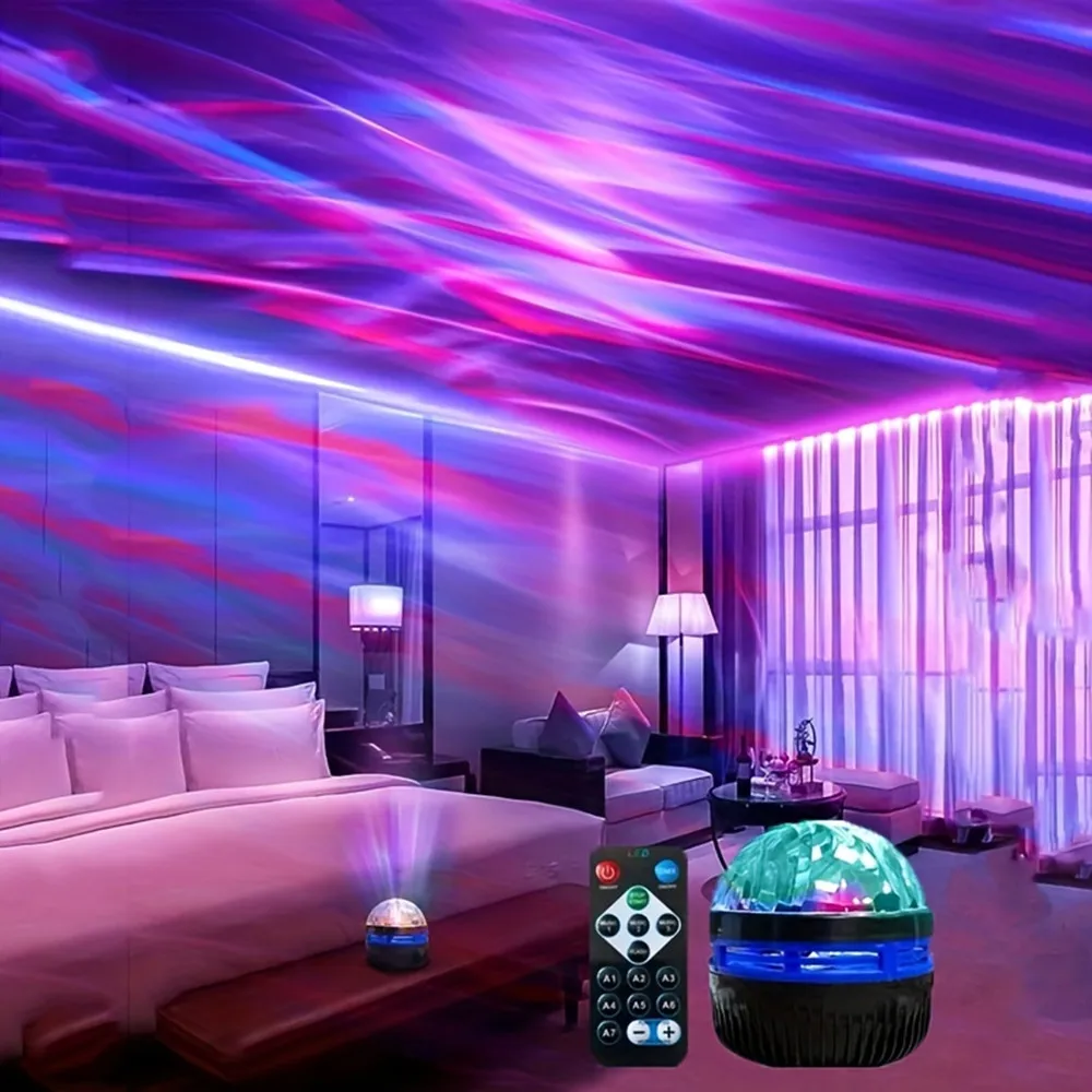 Planetarium Projector Home - LED-sterrennachtelijke hemelprojector Aurora USB-afstandsbediening RGB Galaxy