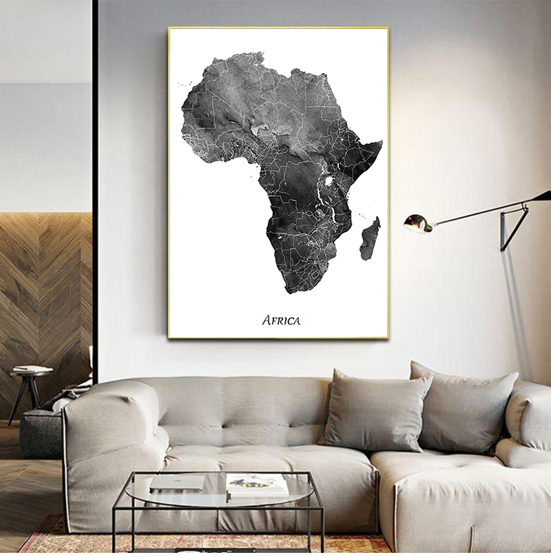 Afrika kaart posters en prints - Star Map Poster recensie en prijs