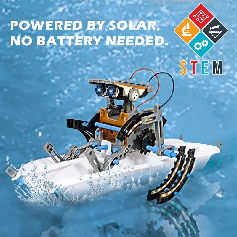 13-in-1 Robotkit op zonne-ener - Science Project Robot recensie en prijs