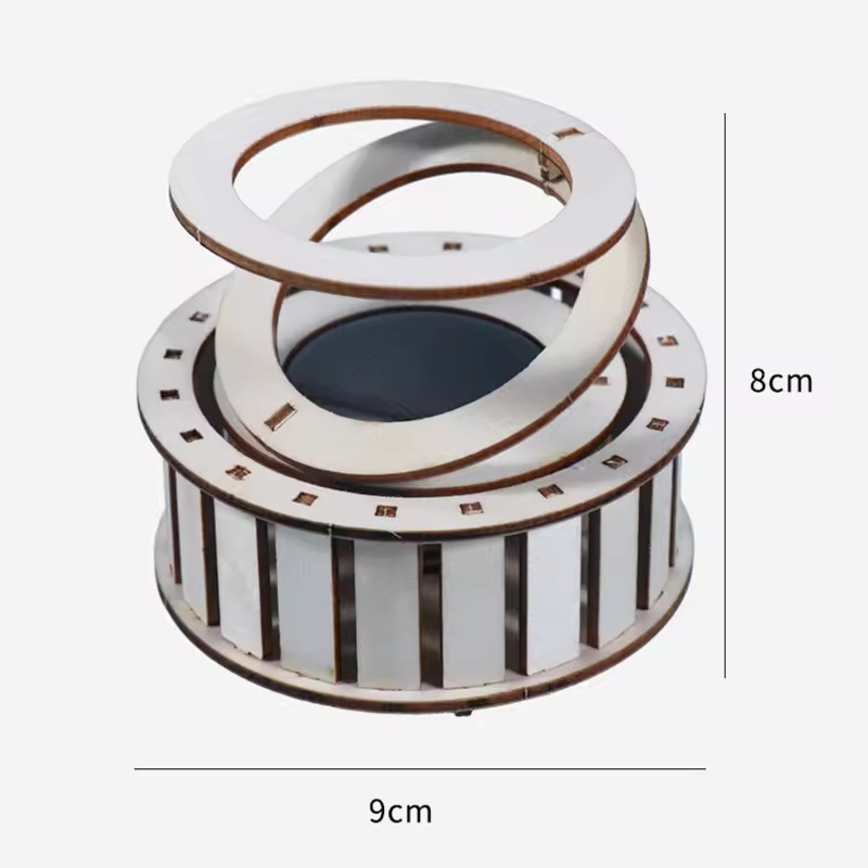 1 PCS DIY Solar Double Ring Ma - Science Toys Diy recensie en prijs