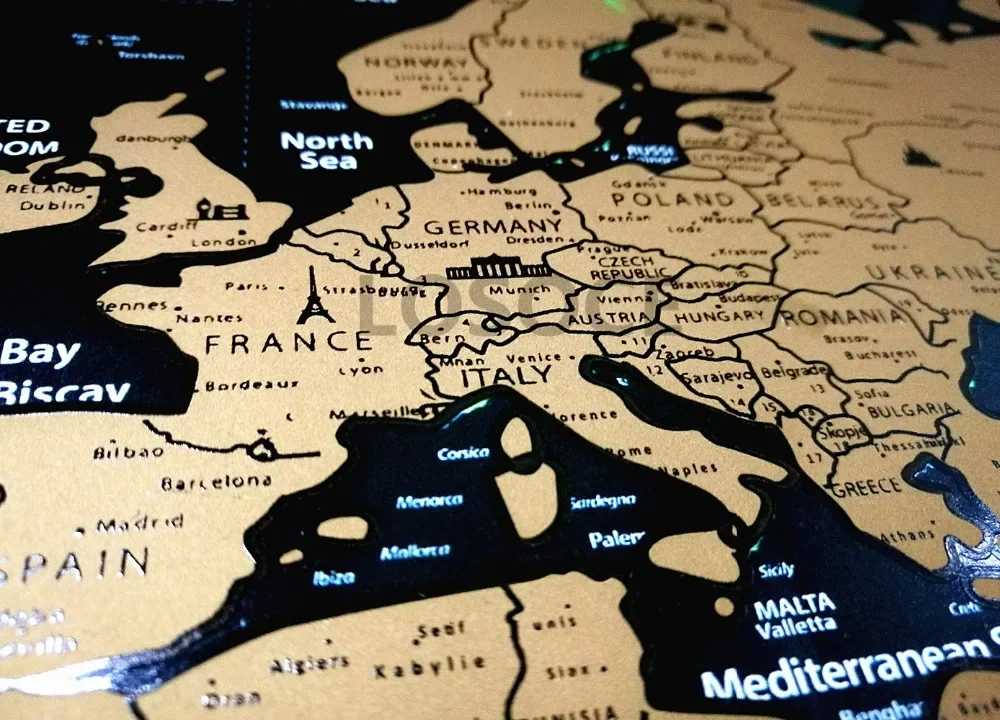 Nieuwe Deluxe Travel Scratch W - Star Map Poster recensie en prijs