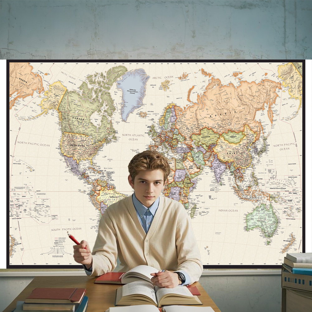 127x81 cm/50x32 inch Vintage W - Star Map Poster recensie en prijs
