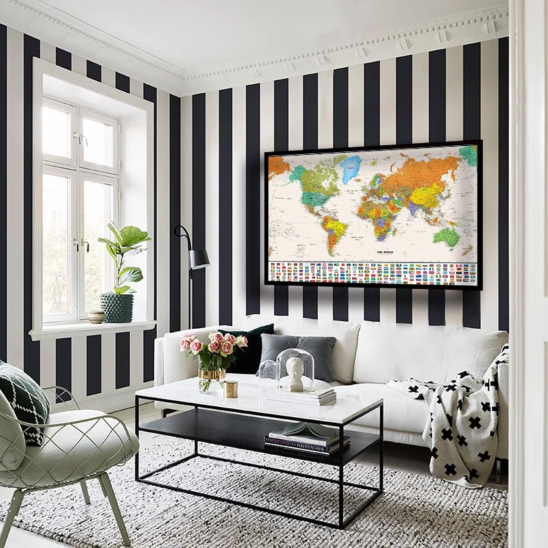 100 * 70 cm wereldkaart klassi - Star Map Poster recensie en prijs