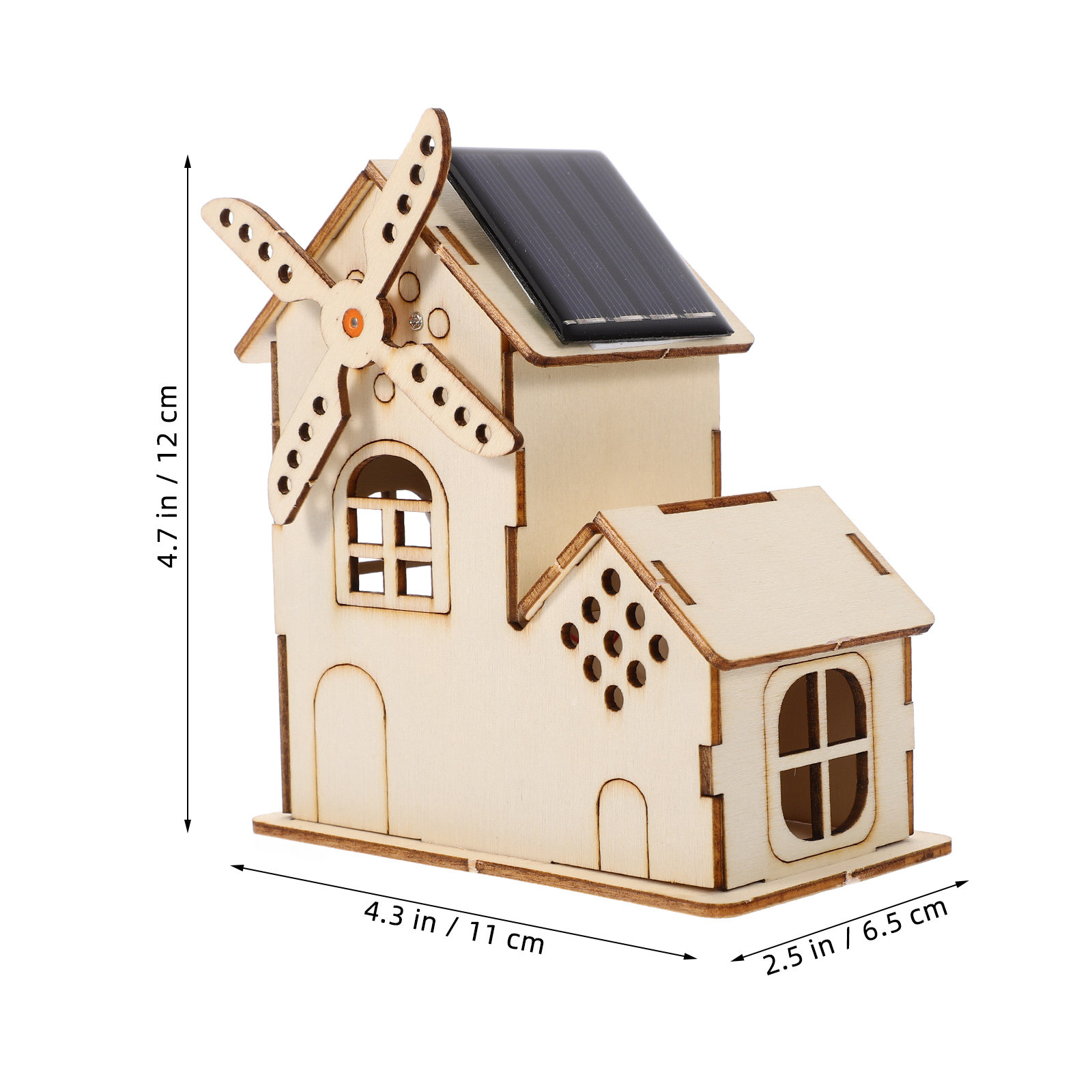 1Set Zonne-Windmolen Houten Hu - Science Kit recensie en prijs