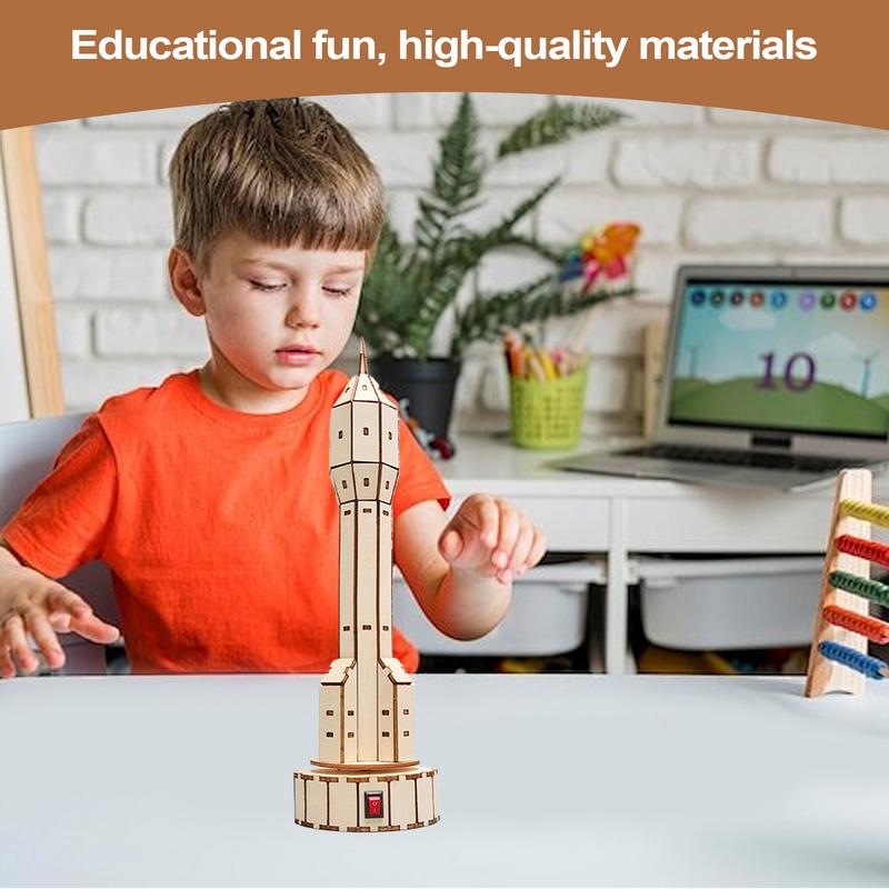Houten Satelliet Model Maken S - Science Project Toys Making recensie en prijs