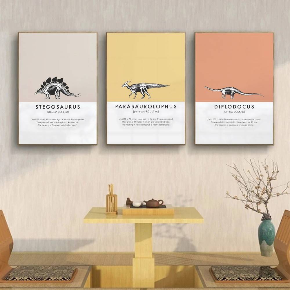 Dinosaurus skelet poster Dino  - Science Nursery recensie en prijs
