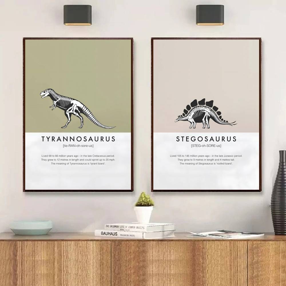 Dinosaurus skelet poster Dino  - Science Nursery recensie en prijs