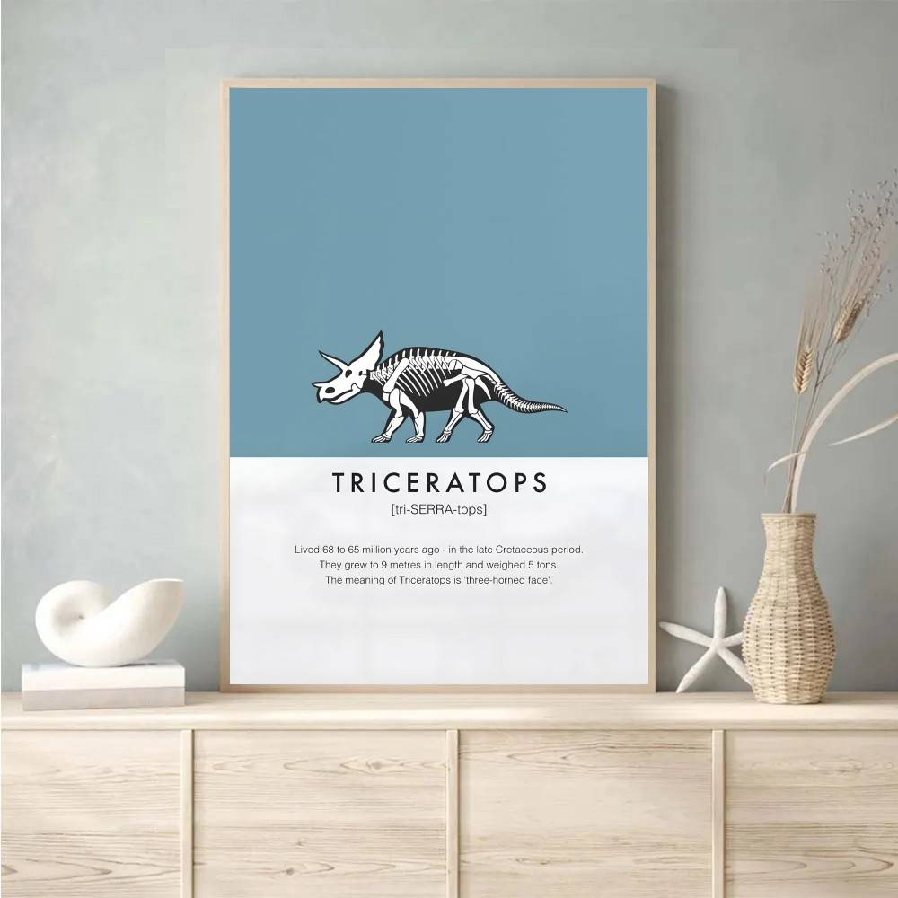 Dinosaurus skelet poster Dino  - Science Nursery recensie en prijs