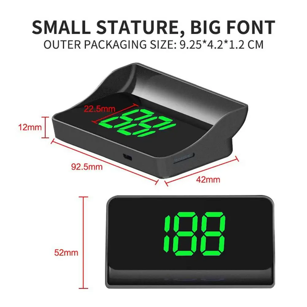 HD M2 Head-Up Display GPS Digi - Anemometer Wind Speed recensie en prijs
