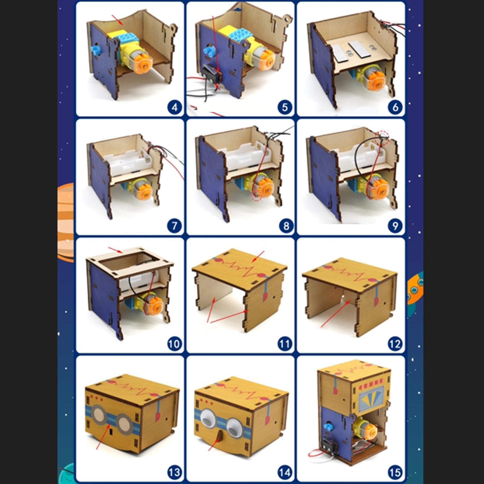 Houten wetenschapsproject mode - Science Project Robot recensie en prijs